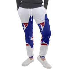 Usa Flag Eagle Symbol American Bald Eagle Country Men s Jogger Sweatpants by Wegoenart