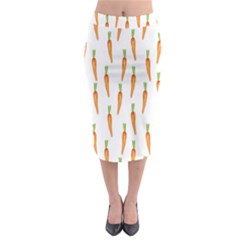 Carrot Midi Pencil Skirt by SychEva