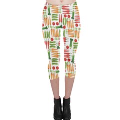 Vegetables Capri Leggings  by SychEva