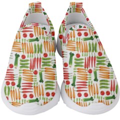 Vegetables Kids  Slip On Sneakers by SychEva