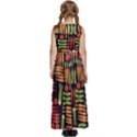 Vegetable Kids  Satin Sleeveless Maxi Dress View4