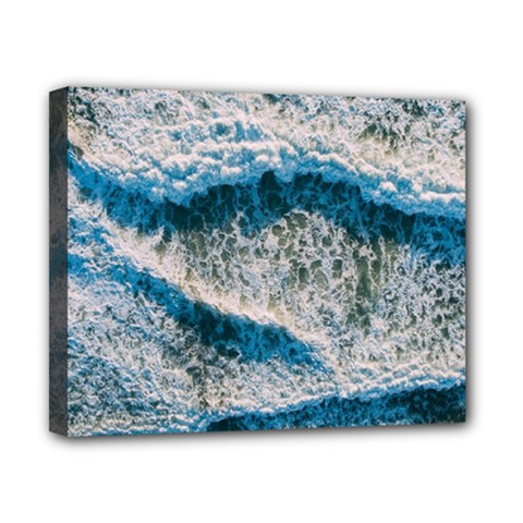 Waves Wave Nature Beach Canvas 10  X 8  (stretched) by Salman4z