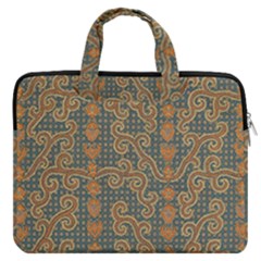 Javanese Art Macbook Pro 13  Double Pocket Bag 017 by notebags