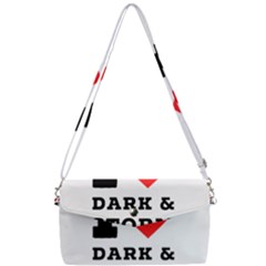 I Love Dark And Storm Removable Strap Clutch Bag by ilovewhateva