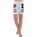 I love Moscow mule Kids  Lightweight Velour Capri Yoga Leggings View1