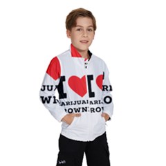 I Love Marijuana Brownie Kids  Windbreaker by ilovewhateva