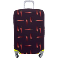 Hot Peppers Luggage Cover (large) by SychEva