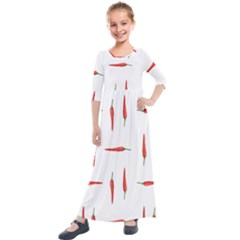 Pepper Kids  Quarter Sleeve Maxi Dress by SychEva