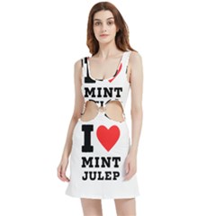 I Love Mint Julep Velour Cutout Dress by ilovewhateva