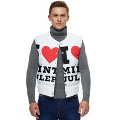 I Love Mint Julep Men s Short Button Up Puffer Vest	 by ilovewhateva