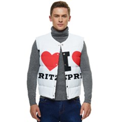 I Love Spritz Men s Short Button Up Puffer Vest	 by ilovewhateva