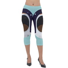 Astronaut Space Astronomy Universe Lightweight Velour Capri Leggings  by Salman4z