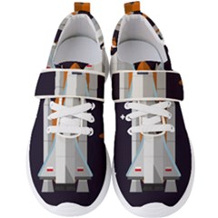 Rocket Space Universe Spaceship Men s Velcro Strap Shoes by Salman4z