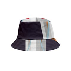 Rocket Space Universe Spaceship Inside Out Bucket Hat (kids) by Salman4z