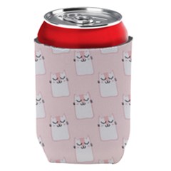 Pattern Pink Cute Sweet Fur Cats Can Holder by Salman4z