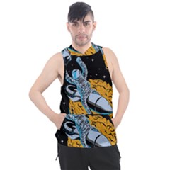 Astronaut Planet Space Science Men s Sleeveless Hoodie by Salman4z