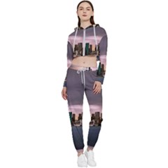 Sydney Australia Travel Oceania Cropped Zip Up Lounge Set by Salman4z