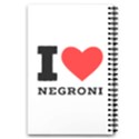 I love negroni 5.5  x 8.5  Notebook View4