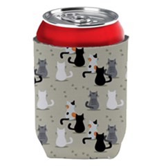 Cute Cat Seamless Pattern Can Holder by Salman4z