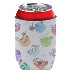 Cartoon Bird Cute Doodle Bird Can Holder by Salman4z