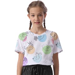 Cartoon Bird Cute Doodle Bird Kids  Basic Tee by Salman4z