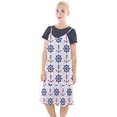 Nautical Seamless Pattern Camis Fishtail Dress by Salman4z