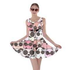 Cute-dog-seamless-pattern-background Skater Dress by Salman4z