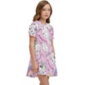 Beautiful-cute-animals-pattern-pink Kids  Sweet Collar Dress View2