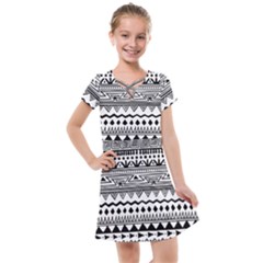 Boho-style-pattern Kids  Cross Web Dress by Salman4z