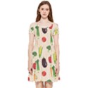 Vegetables Inside Out Cap Sleeve Dress View1