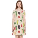 Vegetables Inside Out Cap Sleeve Dress View3