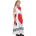 I love truffles Kids  Satin Sleeveless Maxi Dress View3