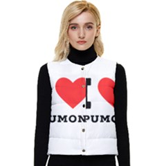 I Love Spumoni Women s Short Button Up Puffer Vest by ilovewhateva