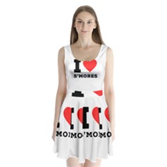 I Love S’mores  Split Back Mini Dress  by ilovewhateva