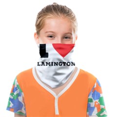 I Love Lamington Face Covering Bandana (kids) by ilovewhateva