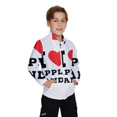 I Love Apple Candy Kids  Windbreaker by ilovewhateva