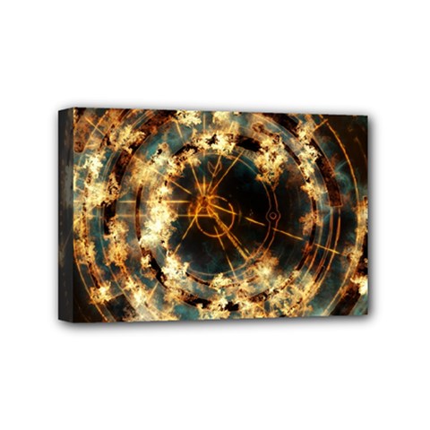 Science Fiction Background Fantasy Mini Canvas 6  X 4  (stretched) by danenraven