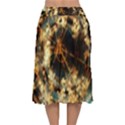 Science Fiction Background Fantasy Velvet Flared Midi Skirt View2