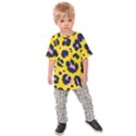 Leopard-print-seamless-pattern Kids  Raglan Tee View1