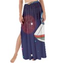 Ufo-alien-spaceship-galaxy Maxi Chiffon Tie-Up Sarong View1