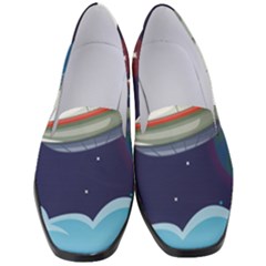 Ufo-alien-spaceship-galaxy Women s Classic Loafer Heels by Salman4z