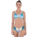 Space-exploration-illustration Criss Cross Bikini Set View1