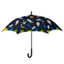 Big-set-cute-astronauts-space-planets-stars-aliens-rockets-ufo-constellations-satellite-moon-rover-v Hook Handle Umbrellas (Medium) View3