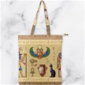 Egypt-horizontal-illustration Double Zip Up Tote Bag View1