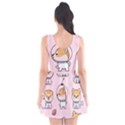 Set-kawaii-smile-japanese-dog-akita-inu-cartoon Scoop Neck Skater Dress View2