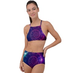 Time-machine High Waist Tankini Set by Salman4z