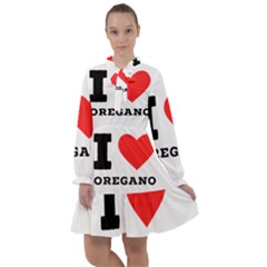 I Love Oregano All Frills Chiffon Dress by ilovewhateva