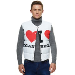 I Love Oregano Men s Short Button Up Puffer Vest	 by ilovewhateva