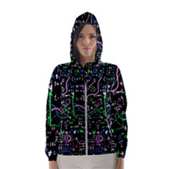 Math-linear-mathematics-education-circle-background Women s Hooded Windbreaker by Salman4z