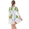 Seamless-tropical-pattern-with-papaya Smock Dress View2